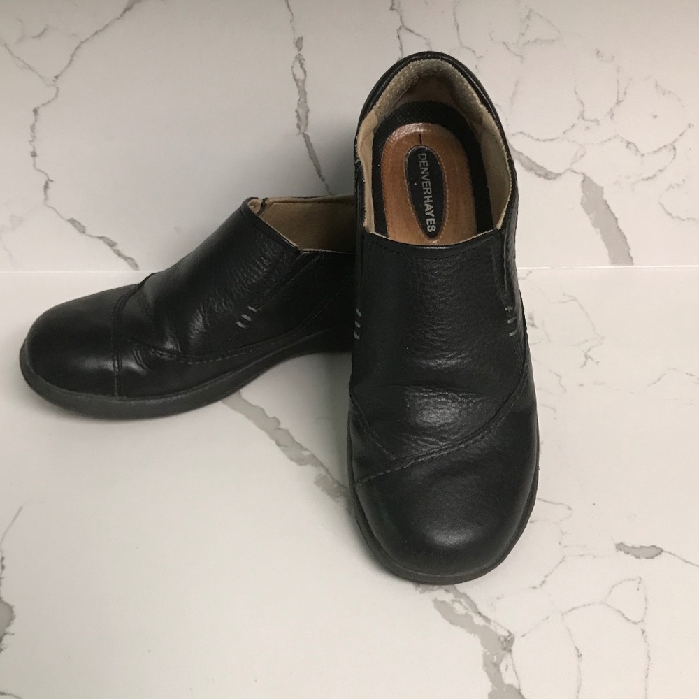 Denver Hayes Women’s Black Slip On Loafer US 6.5